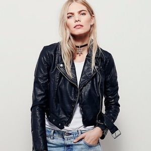 Free People: Vegan Cropped Jacket